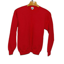 VTG Lee Sturdy Sweats Large Sweatshirt 50/50 Heavyweight Red Made in USA