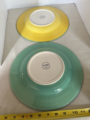 2 Gibson Elite Pueblo Springs Dinnerware plates multi-color 11" - 第 2/4 張圖片