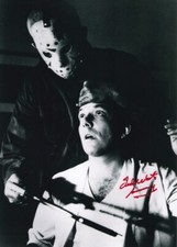 TED WHITE signed Autogramm 20x30cm FRIDAY THE 13 in Person autograph COA