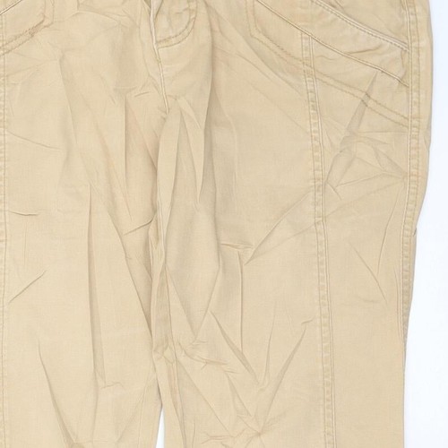 Pantalones de algodón beige para mujer Miso talla 8 L30 delgados - Imagen 10 de 12