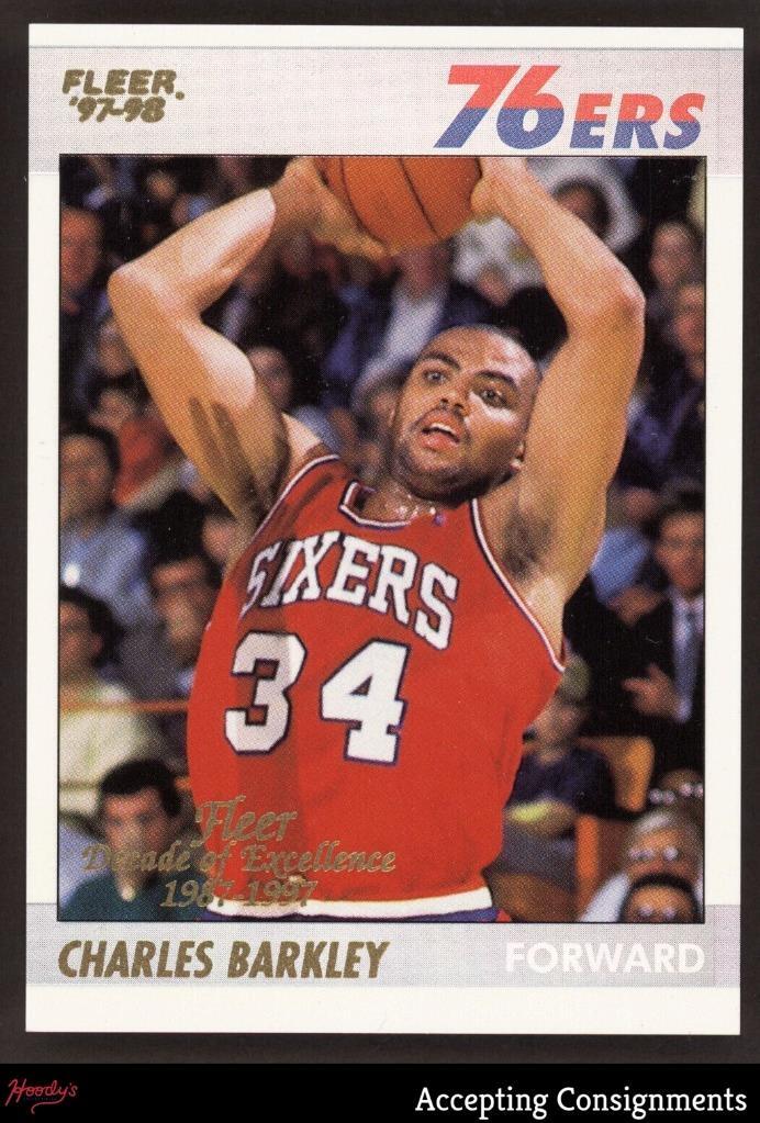 1997-98 Fleer Decade of Excellence Rare Traditions #1 Charles Barkley 76ers