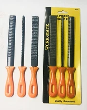 (Lot of 2) 3pc Wood Rasp File Set Woodworking Carpentry Workshop Carving Tools