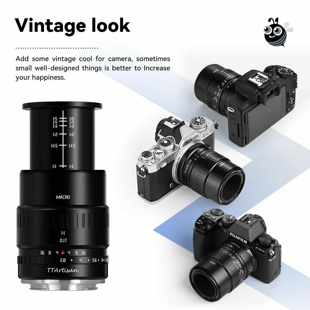 TTArtisan 40mm F2.8 Large Aperture Manual Macro Lens For M4