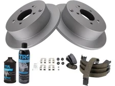 For 2016 Kia Sportage Brake Pad Rotor Shoe Drum Kit Rear 23895BQGJ AWD