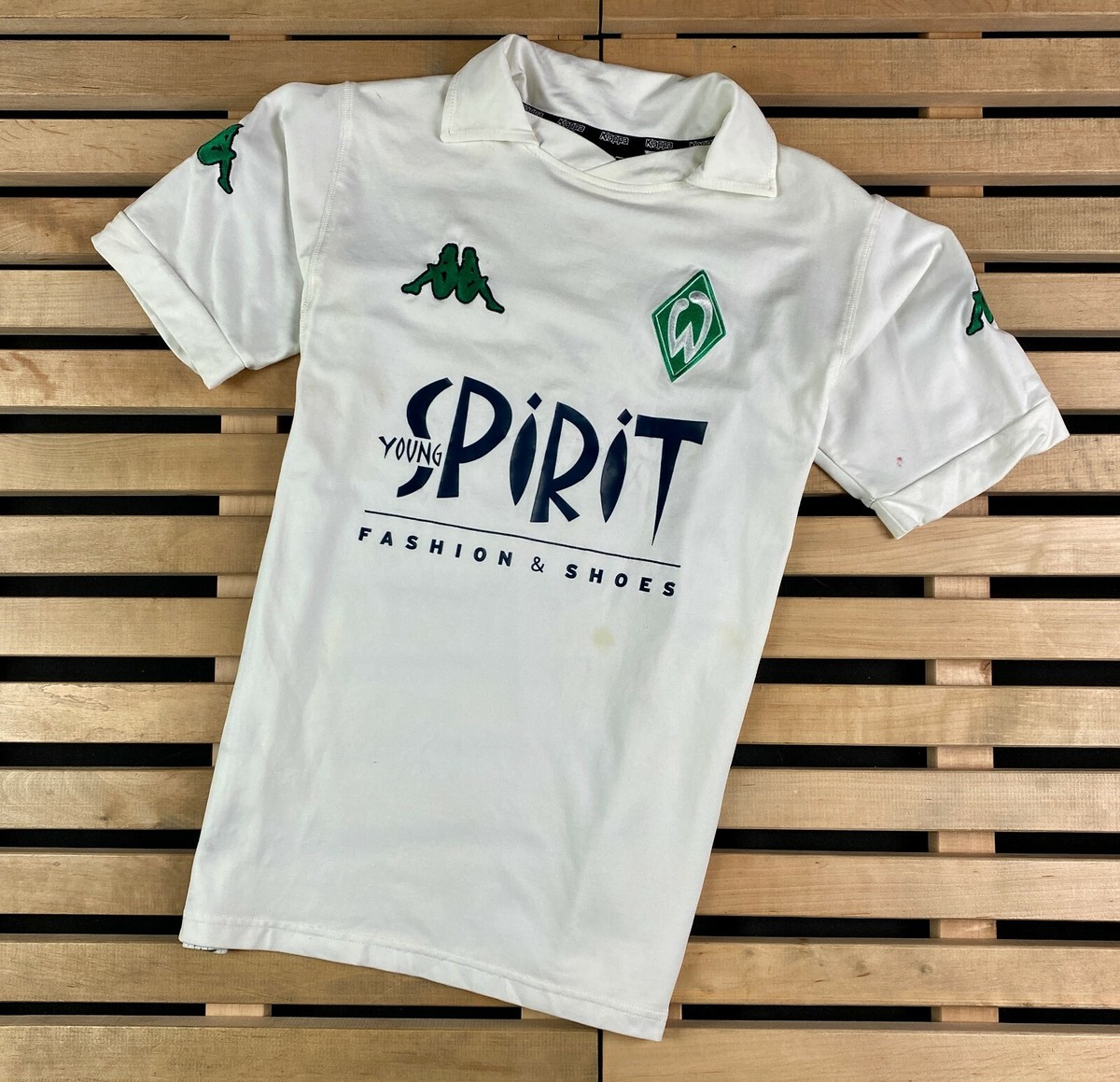 Werder Bremen Home football shirt 2002 - 2003 Jersey Kappa Size XS