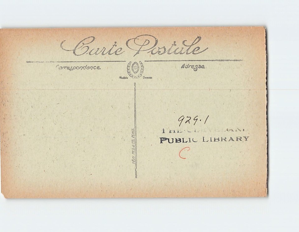 Postcard Bombarded houses, Chantillys Street, Great War Ruins, Calais