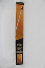Door Brace Bar Jam Pole Steel Security Door Stop Adjustable Alarm