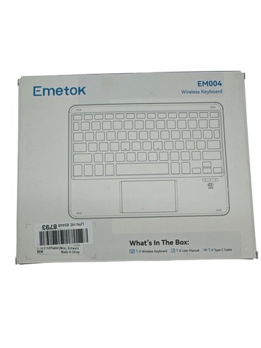 Emetok Deutsche Bluetooth Tastatur für iPad Air/iPad Pro/Mini/iPad 10,9/10,2/9,7 - Bild 4 von 4
