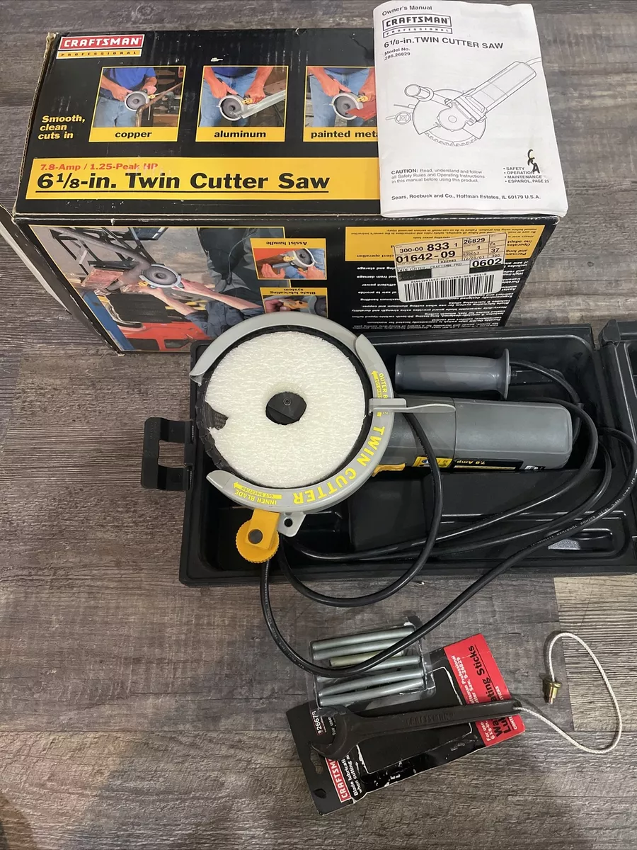 CRAFTSMAN PROFESSIONAL TWIN CUTTER SAW WITH CASE 6 26829