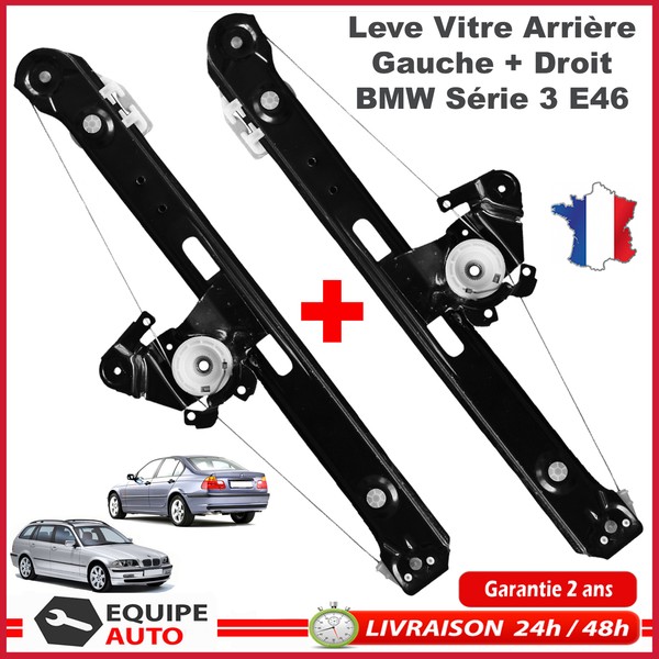 Mechanismus Elektrischer Fensterheber Hinter Links+Recht FüR BMW Serie 3 E46-image