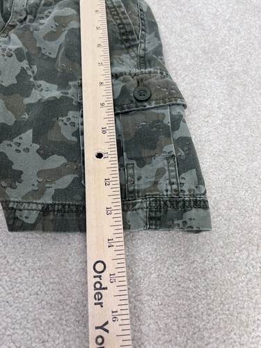 Levi’s Shorts Boys 6 Green Camo Cargo Chino Khaki Cotton Pockets Youth Kids - Picture 13 of 15