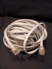 Telephone Phone Line 100 ft Phone Cord Beige Phone cable