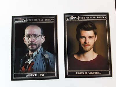 2015 Rittenhouse Agents of S.H.I.E.L.D. Season 2 #'s G10 & G15 THE GIFTED INDEX