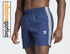COSTUME ADIDAS ORIGINALS SHORT SWIM 3 STRIPES - IT8656 col. blu/bianco
