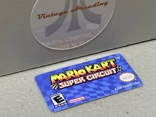 Mario Kart Super Circuit (Nintendo Gameboy Advance) Replacement Label