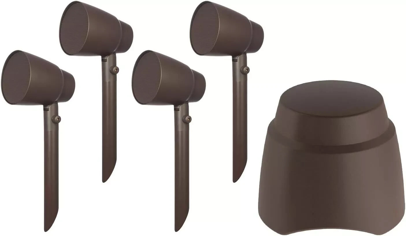 Speakercraft SC-TERR-4.1-HS Landscaper set with 8" underground Sub & 4 Speakers