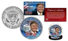 DONALD TRUMP 45th USA PRESIDENT 2016 JFK Half Dollar Coin WHITE HOUSE