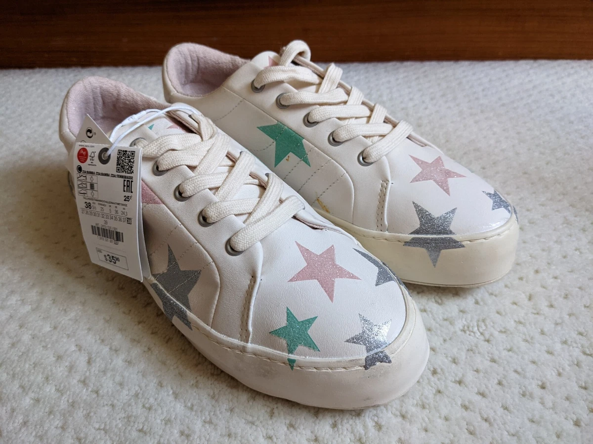 Zara hotsell star sneakers