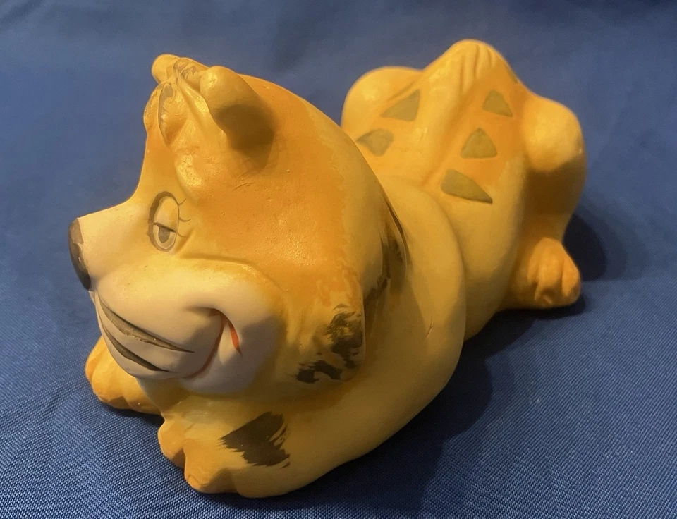 @ Flintstones Fred & Wilma Pet BABY PUSS керамическая фигурка фигурка 1977 РЕДКАЯ KS - Изображение 2 из 4