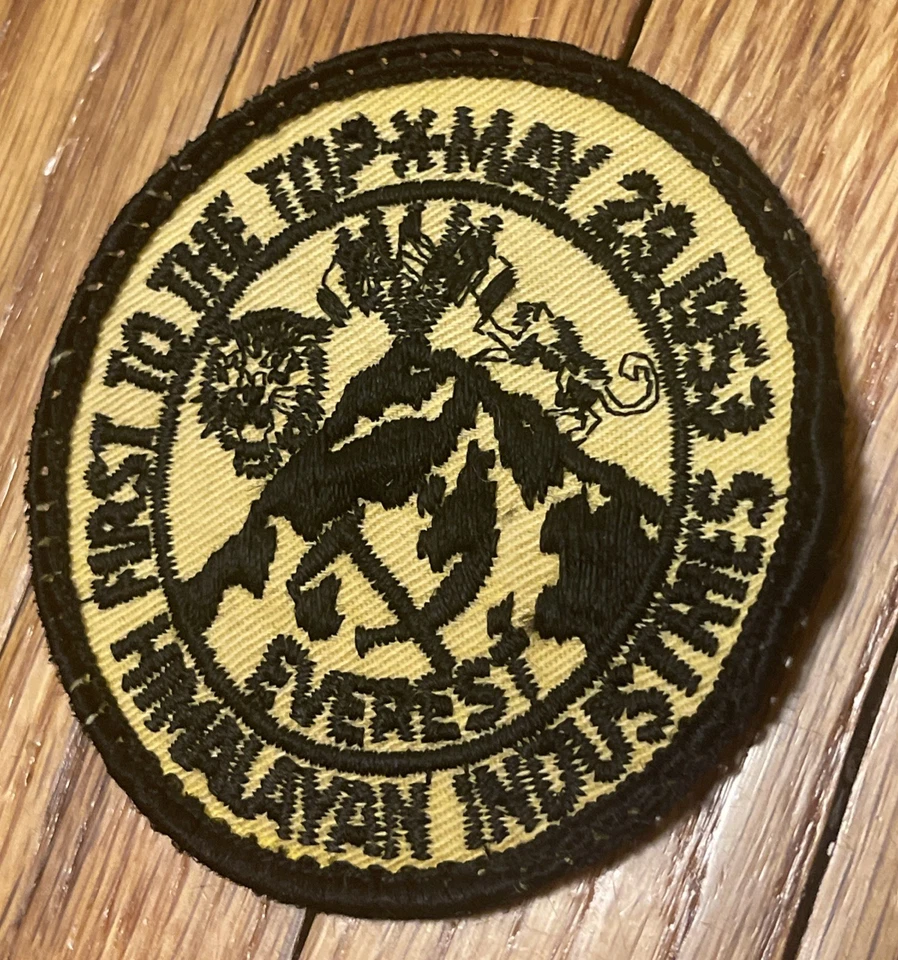 Vintage 50’s Himalayan Industries Mount Everest Expedition Climbing Sew Patch - Image 4 of 4