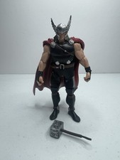 Marvel Legends Thor 2012 BAF Allfather Series 8” Inch Action Figure W/ Mjolner