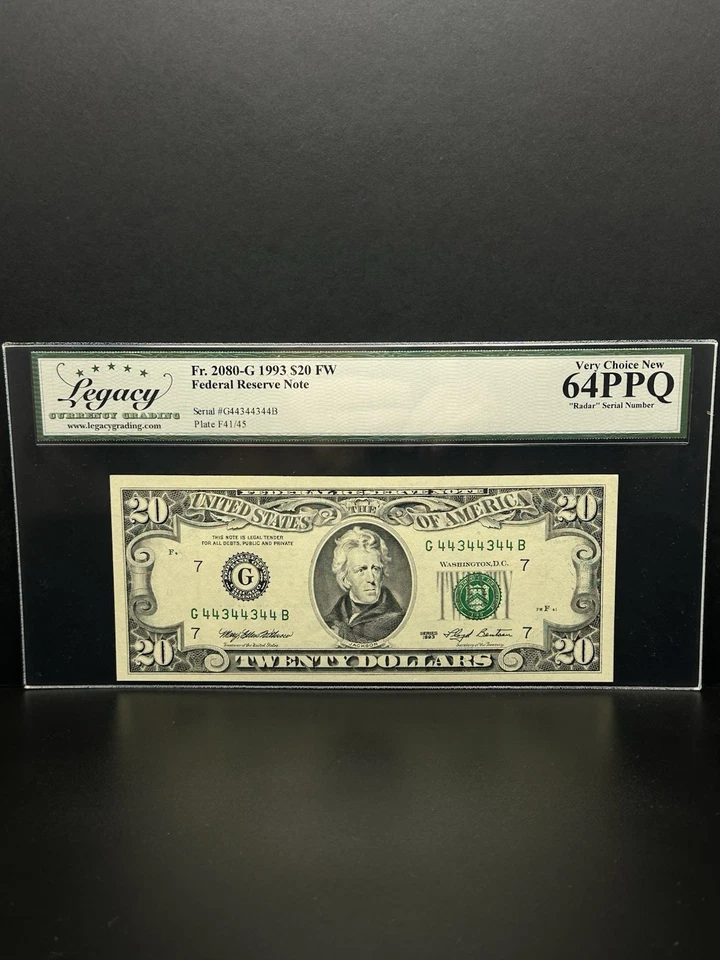 1993-$20 DOLLARS Very Nice RADAR Note For Your Collection Very Choice NEW - Image 3 of 3