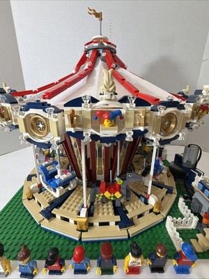 LEGO Creator Expert Grand Carousel Set #10196 - 100% Complete W/ Manual, Sound