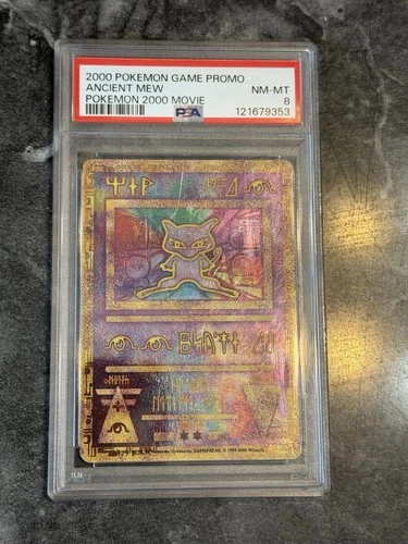 Pokémon Ancient Mew Promo Holo Pokémon 2000 Movie PSA 8 Psychic 2000