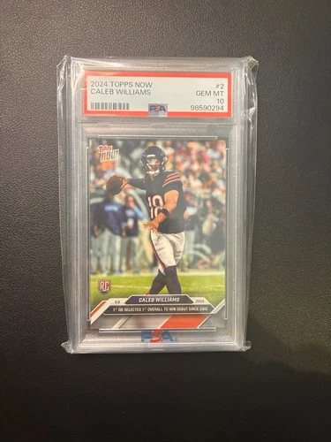 2024 Topps Now Caleb Williams #2 PSA 10 rookie