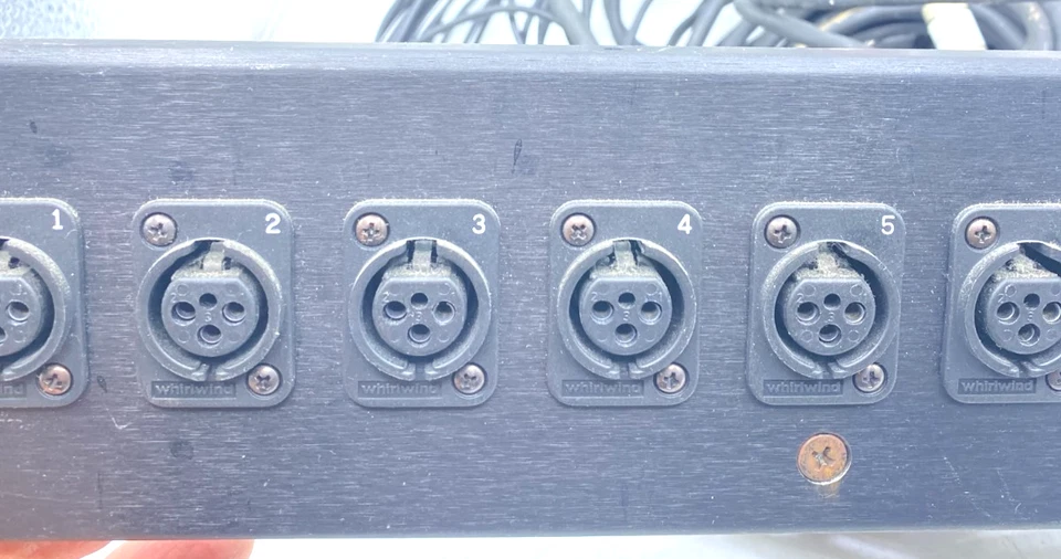 Whirlwind Patch Panel Audio Patchbay Stage Box 12 Channel With Connectors - Image 3 of 4