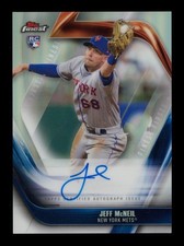 2019 Topps Finest: #FFA-JM Jeff McNeil Refractor Auto DP RC NM-MT OR BETTER