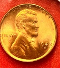 1948-S Lincoln Wheat Cent Penny GEM RD BU From an Original Bank Roll