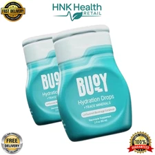 Buoy Electrolyte Drops – Unflavored | Daily Hydration Supplement | 2 Bottles