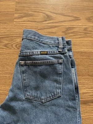 Vintage Rustler Men's Blue Denim Regular Fit Straight Leg Jeans Size 30x30 - Image 1 of 4