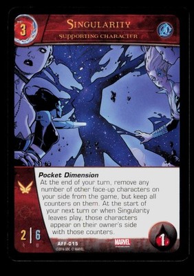 Singularity Marvel VS System AFF-015 Marvel Trading Card TC