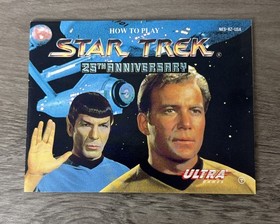 Star Trek 25th Anniversary (Nintendo NES) Complete In Box CIB w/Manual 💥