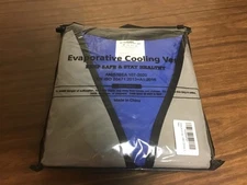 An Awesome JkSafety Hi-Vis Gray XL Evaporative Cooling Vest