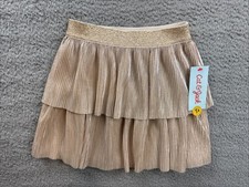 Cat  Jack Toddler Girls 5T Metallic Gold Skirt