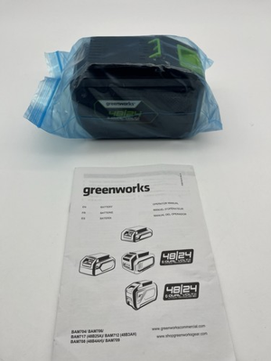#ad Greenworks 48V 24V Dual Volt Li Ion Battery Pack 4Ah 192Wh Green BAM704 $79.96