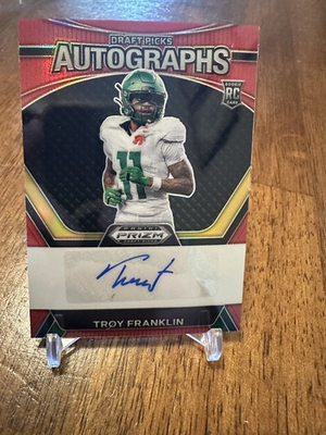 #ad #ad Troy Franklin 2024 Prizm Draft Picks Autograph #DPA TFN Oregon Broncos $9.99