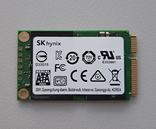 SK Hynix 256GB SC210 mSATA SSD Hfs256g3amnd-2200a AJ 096jyy - Bild 2 von 2