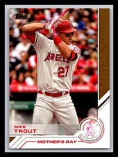 2017 Topps #S-25 Mike Trout Salute Mother's Day