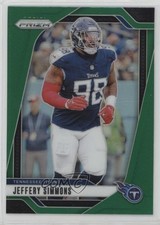 2024 Panini Prizm Green Prizm Jeffery Simmons #282 6wp
