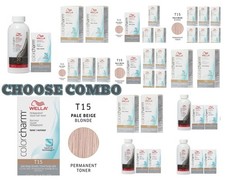 Wella Color Charm Liquid Toners T15 Pale Beige Blonde - 1.4 fl oz - Choose Combo