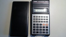 Vintage Retro Casio FX-82C, 1988 Scientific Calculator With Hardcase  & Manual