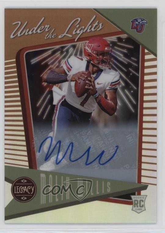 Malik Willis Panini Legacy Under the Lights #UL4 Autograph-Bronze