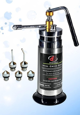 #ad New Mini Cryo Can For Dermatology 350 ML LN2 Sprayer Cryo Pro With 5 Probes ** $192.00