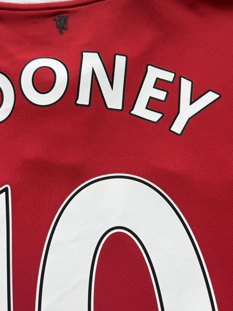 2014/15 Manchester United Home Jersey #10 Rooney Large adidas