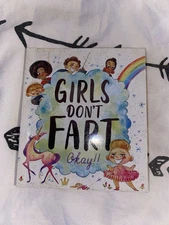 Girls Don't Fart Okay!! by Hinkler Pty Ltd Mini Paperback Book Funny Gag HTF OOP