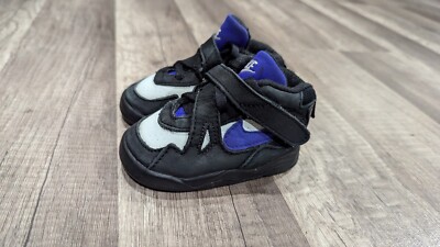 Vintage NIKE Baby Force Charles Barkley CB Toddler Black Sz 3c 1993 (150189-050)